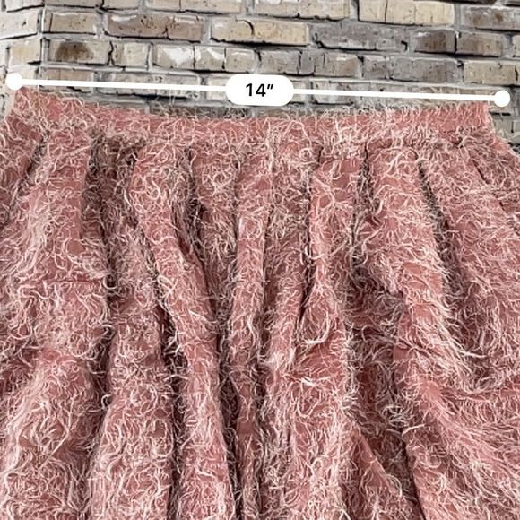 NWT Women’s Chaiken & Capone Pink & White Viscose Silk Stylish Skirt (6) GI17 - Picture 11 of 12